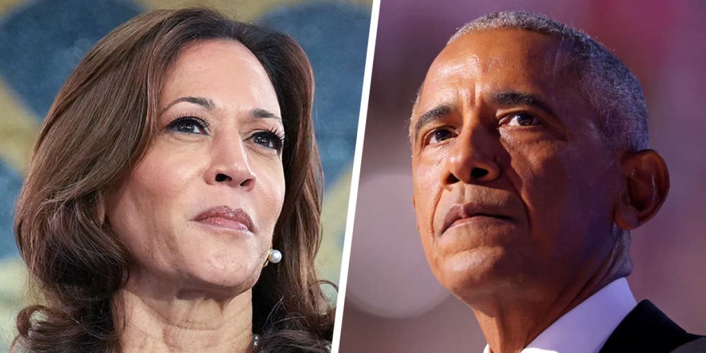 Harris seeks to recapture Obama-era energy as he rallies for her in...